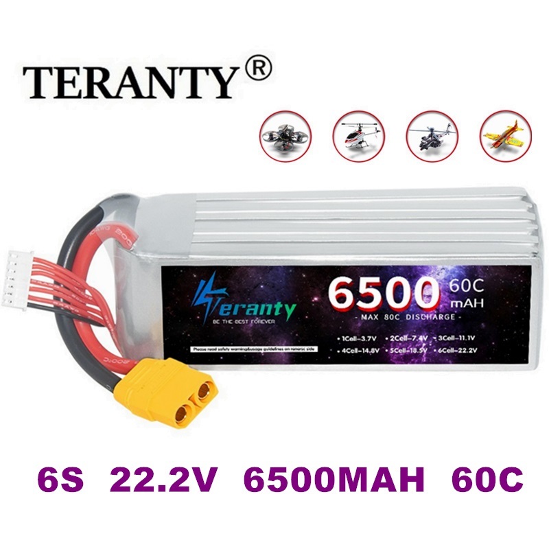 Drone Rc Truck - TERANTY 6S 22.2V Lipo Battery 6500mAh
