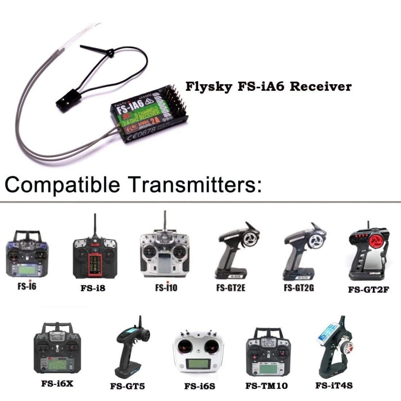 Flysky FS-IA6 Receiver 6CH Dua - Drone Rc Racing 评论和价格