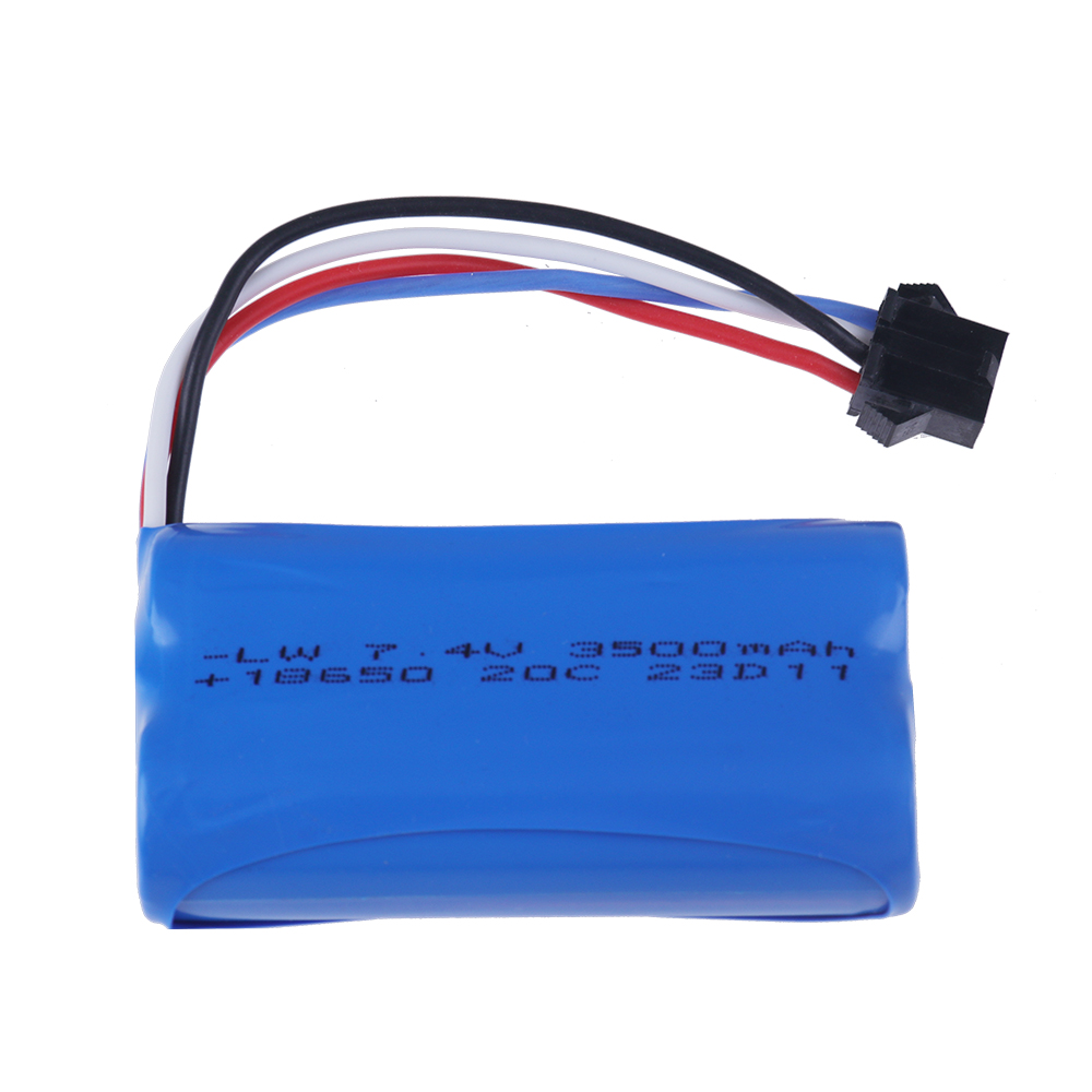 18650 3500mAh 7.4V SM-4P Plug  - Drone Rc Truck 评论和价格