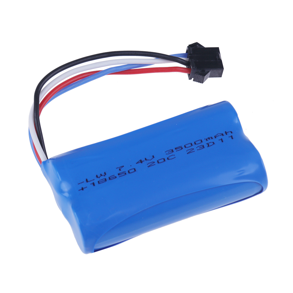 18650 3500mAh 7.4V SM-4P Plug  - Drone Rc Truck 评论和价格