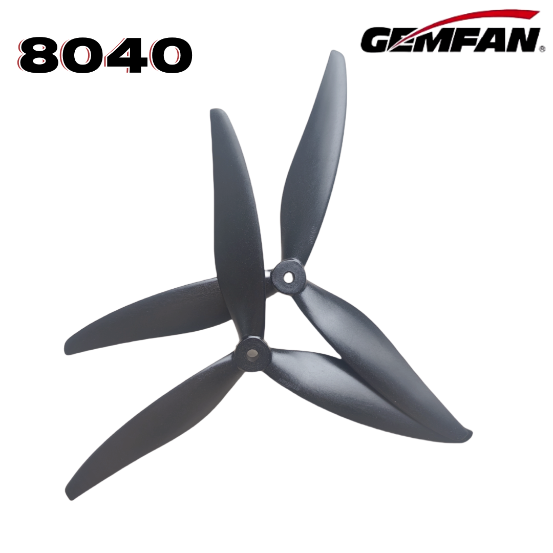 Gemfan 8040 8X4X3 3-blade 8-in - Rc Motor Drone 评论和价格