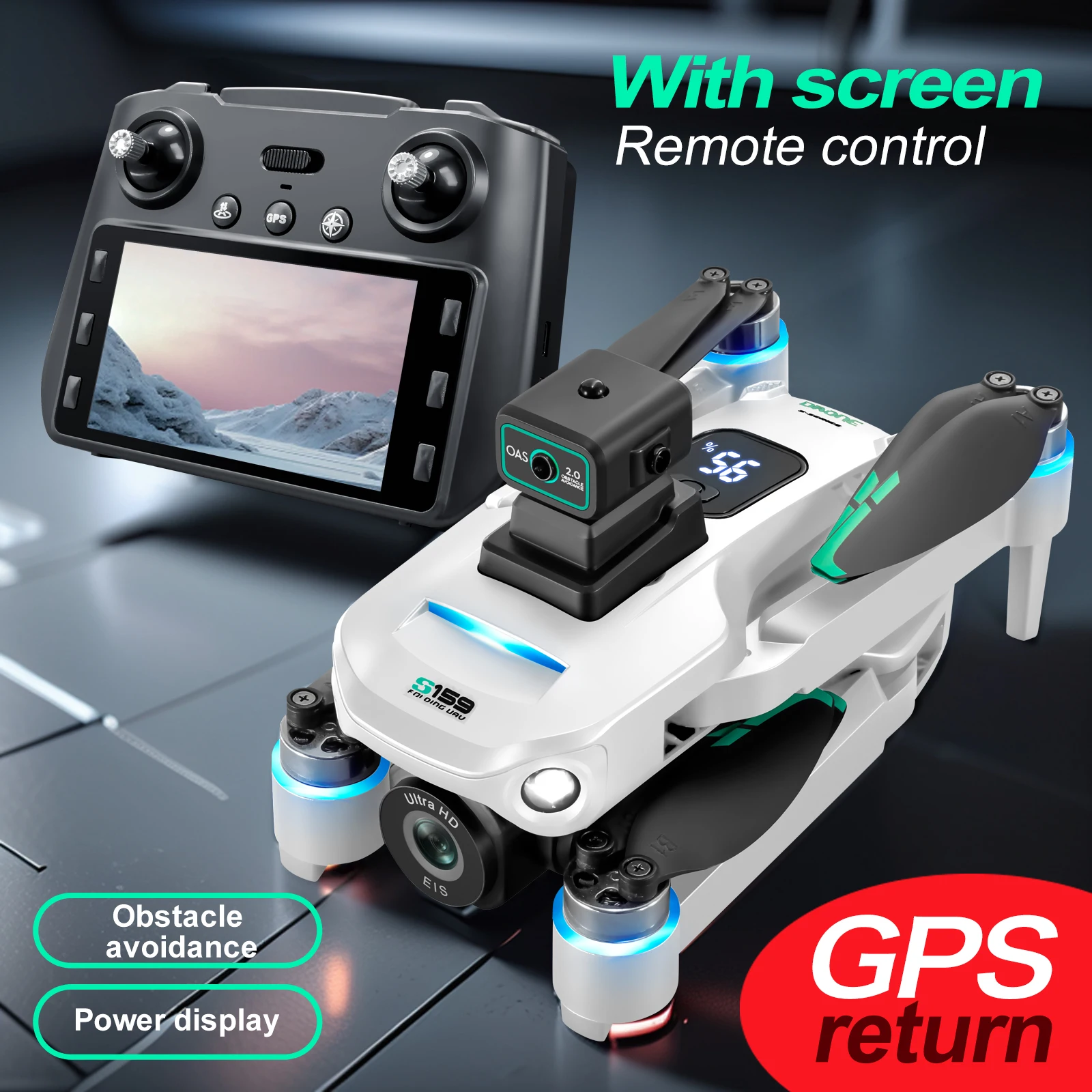 Professional S159 GPS Drone Wi - Drone Rc Gps S159 评论和价格