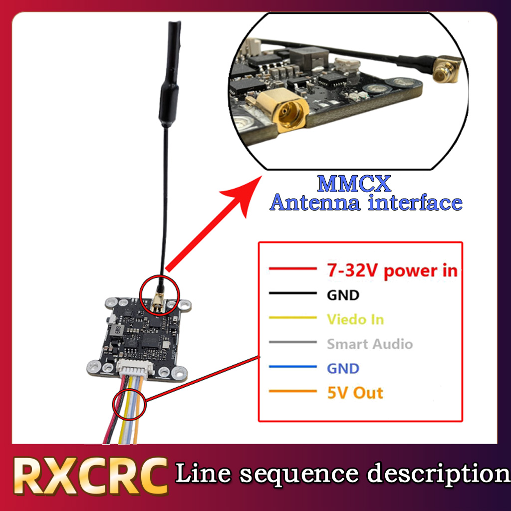 RXCRC 5.8G Module 48CH 1.6W VT - Drone Rc Airplane 评论和价格