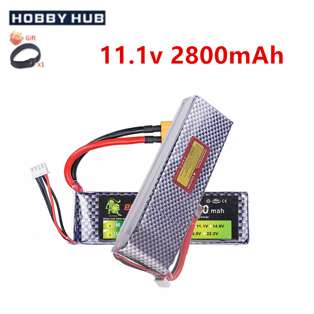 3S Lipo Battery 11.1V 2800mAh  - Drone Rc Truck 评论和价格