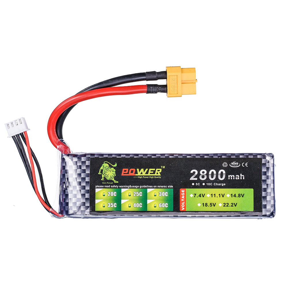 3S Lipo Battery 11.1V 2800mAh  - Drone Rc Truck 评论和价格