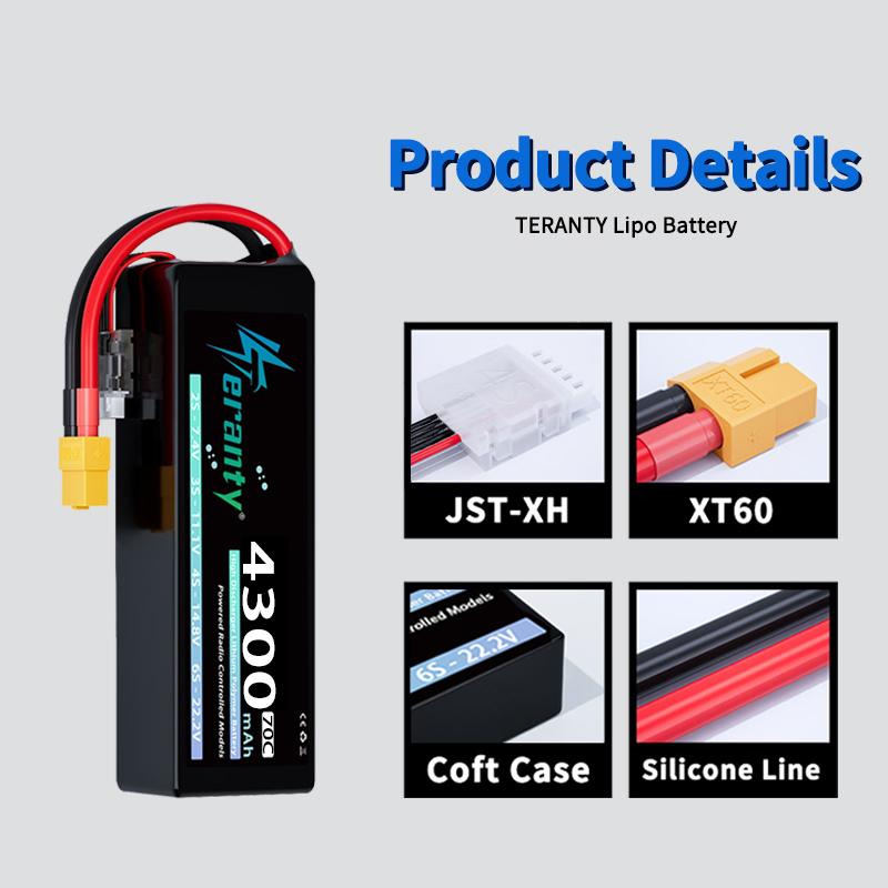 TERANTY 4S 4300mAh 14.8V 70C 1 - Drone Rc Truck 评论和价格