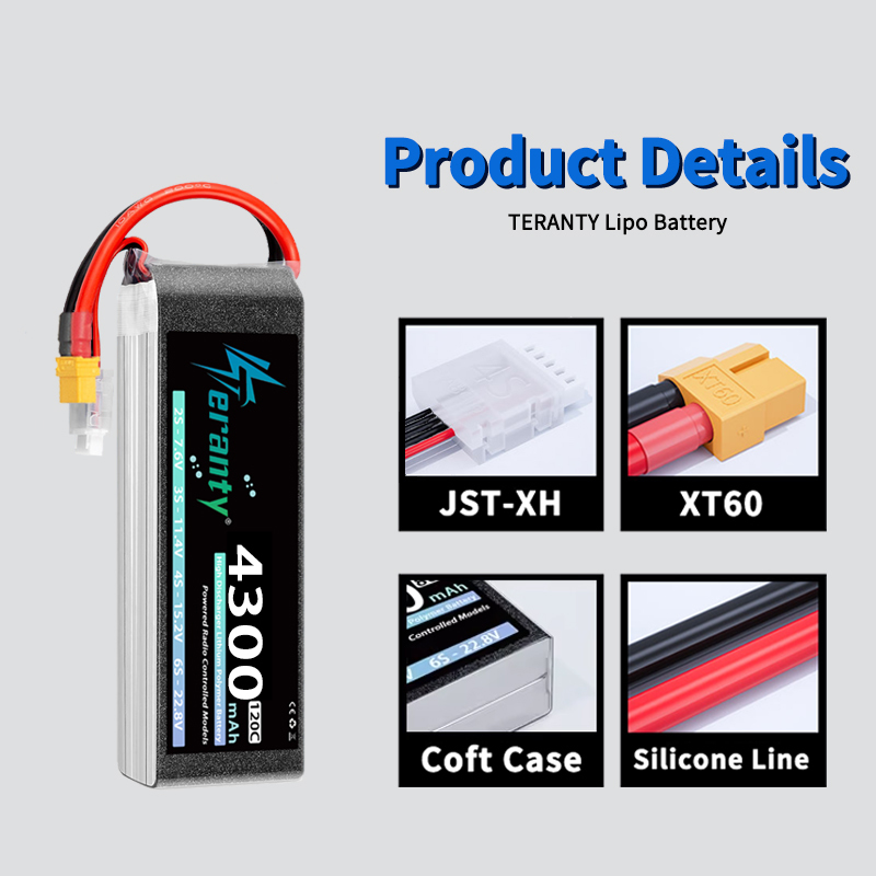 TERANTY 4S 4300mAh 14.8V 70C 1 - Drone Rc Truck 评论和价格