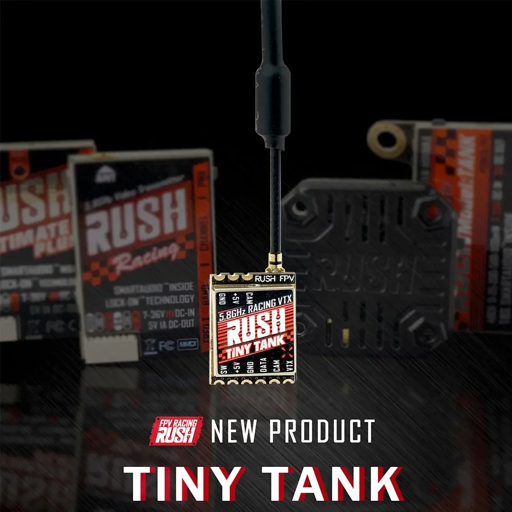 RUSHFPV Tiny Tank VTX 5.8GHz 3 - Analog Fpv Transmitter 评论和价格