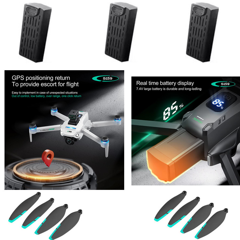 S159 GPS RC Drone Original Bat - Drone Rc Gps S159 评论和价格